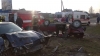 Після зіткнення у Володимирці перекинулось авто й травмувало пішоходів (ФОТО)