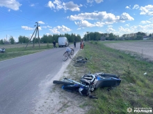 Зіткнувся з бусом: на Рівненщині міг загинути 13-річний мотоцикліст