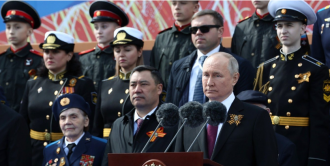 Путін на параді сказав, що «проти Росії розв’язали війну»