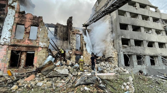 На фото знищений будинок у Миколаєві, фото: Суспільне