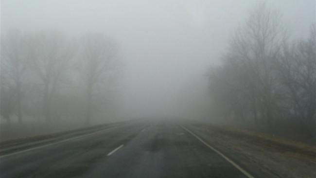 Обережно, на дорогах – туман і можлива ожеледиця